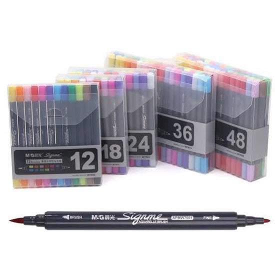M&G Signme Aquarelle Markers, Assorted Set of Markers