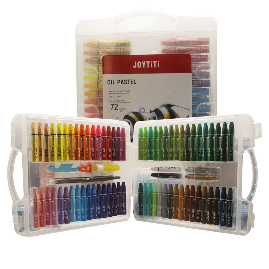 Oil Pastels, Titi, All Ages, Suitable for Beginners, Vibrant Colors, Easy Grip, Hexagonal Shaped, Non Toxic