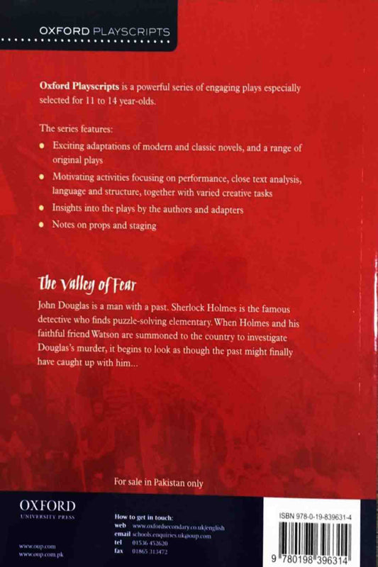 Oxford Playscripts: The Valley of Fear - Arthur Conan Doyle (SRM)