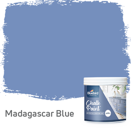 Bluebird Chalk Paint 500ml - Decorative Furniture Paints, Water- Based