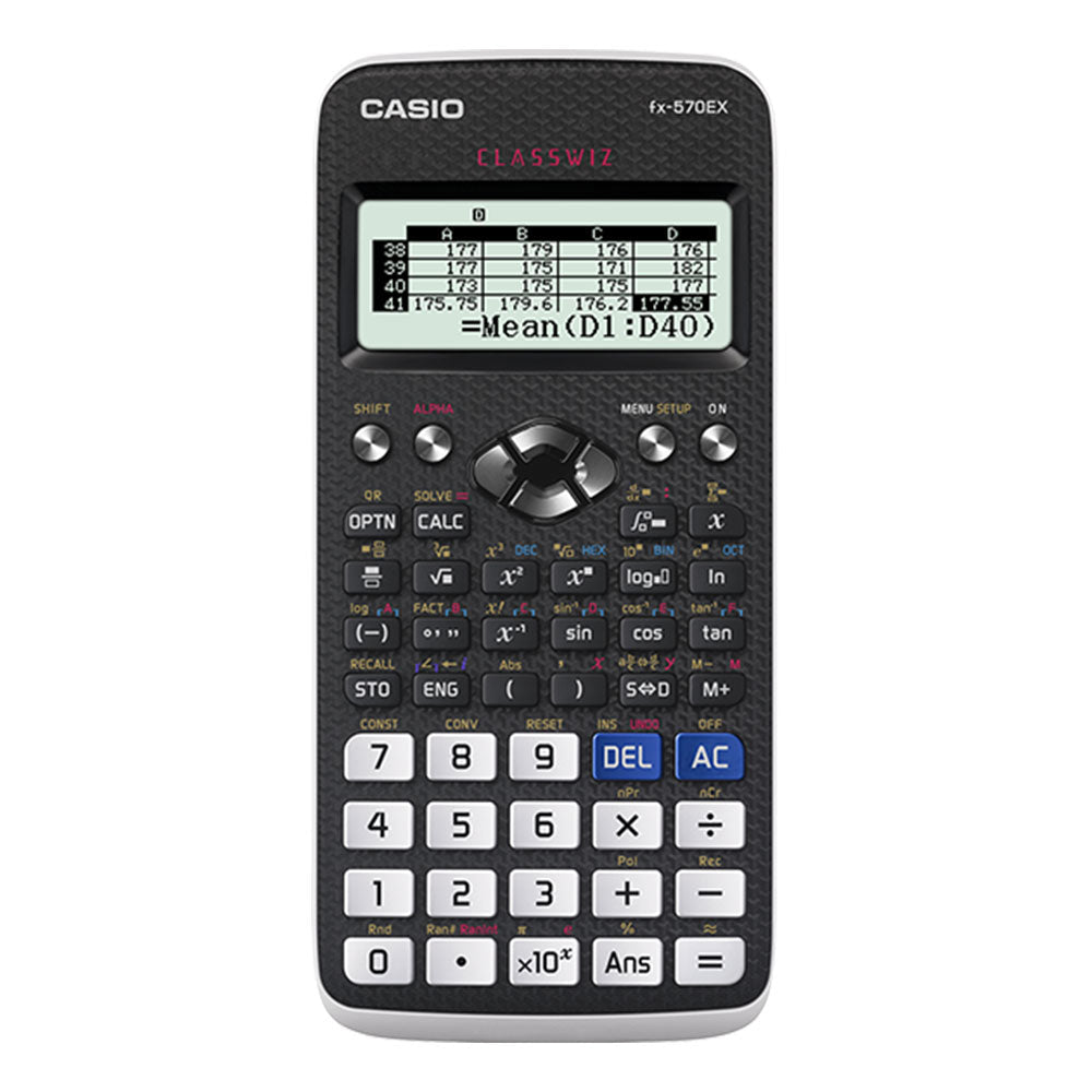 Casio Fx 570Ex Scientific Calculator, CLASSWIZ, 552 Functions