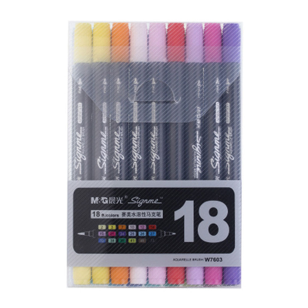 M&G Signme Aquarelle Markers, Assorted Set of Markers