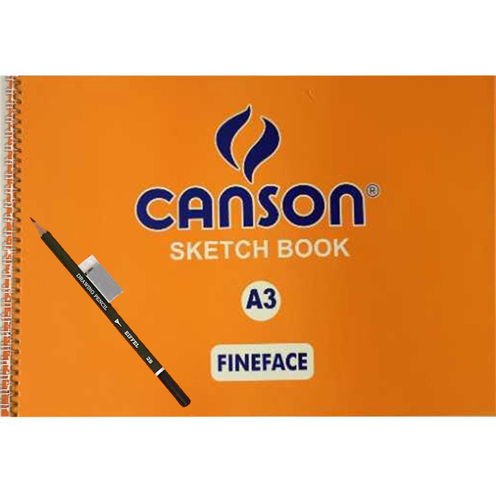 Canson Spiral Sketch Book Fine Face 150Gsm