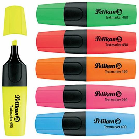 Pelikan Highlighter Textmarker 490, Refillable, Paper copy Fax
