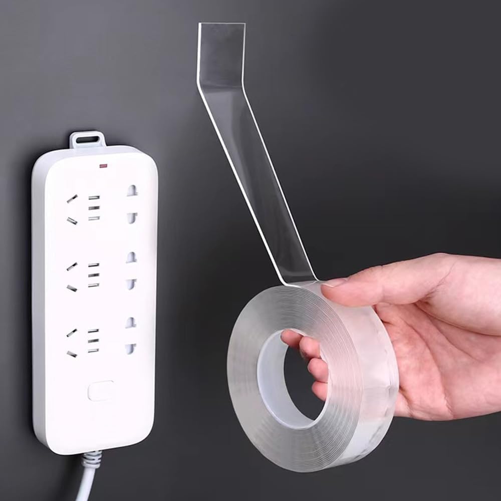 Double-Sided Nano Tape Heavy Duty, Traceless, Removable, Reusable, Washable - Multipurpose Tape as Seen on TV