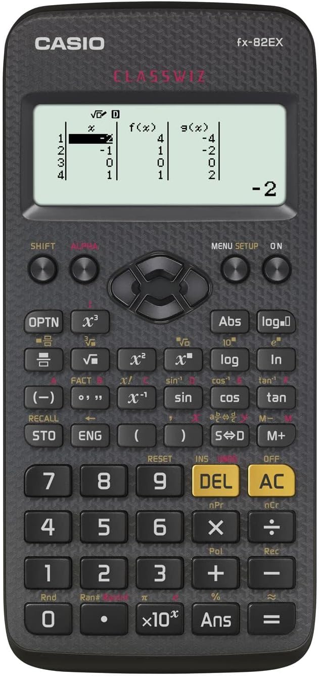 Casio FX-82EX Scientific Calculator, CLASSWIZ