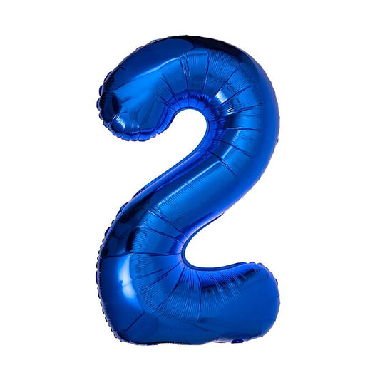 Number foil balloons size 32' inches - Purple Color