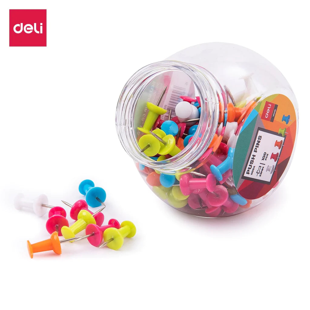Deli - Color Push Pins