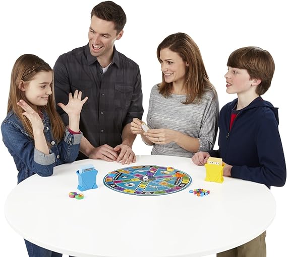 Trivial Pursuit: Family Edition Board Game, Trivia Games for Adults and Kids, 2+ Players, Easter Basket Stuffers or Gifts, Ages 8+