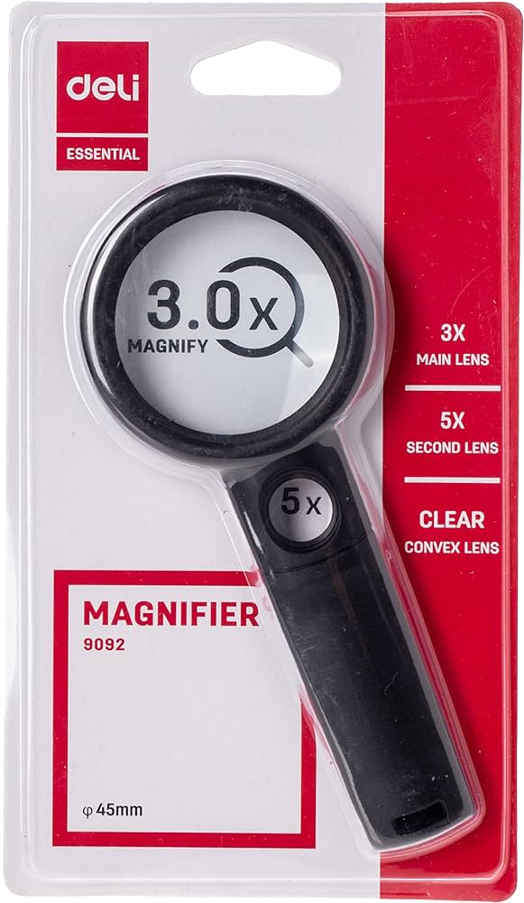 Deli Classic Magnifier Glass 3.0*5 magnify