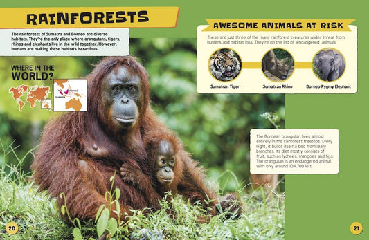 Hazardous Habitats and Endangered Animals: How is the natural world changing, and how can you protect it?: 3 (Earth Action)