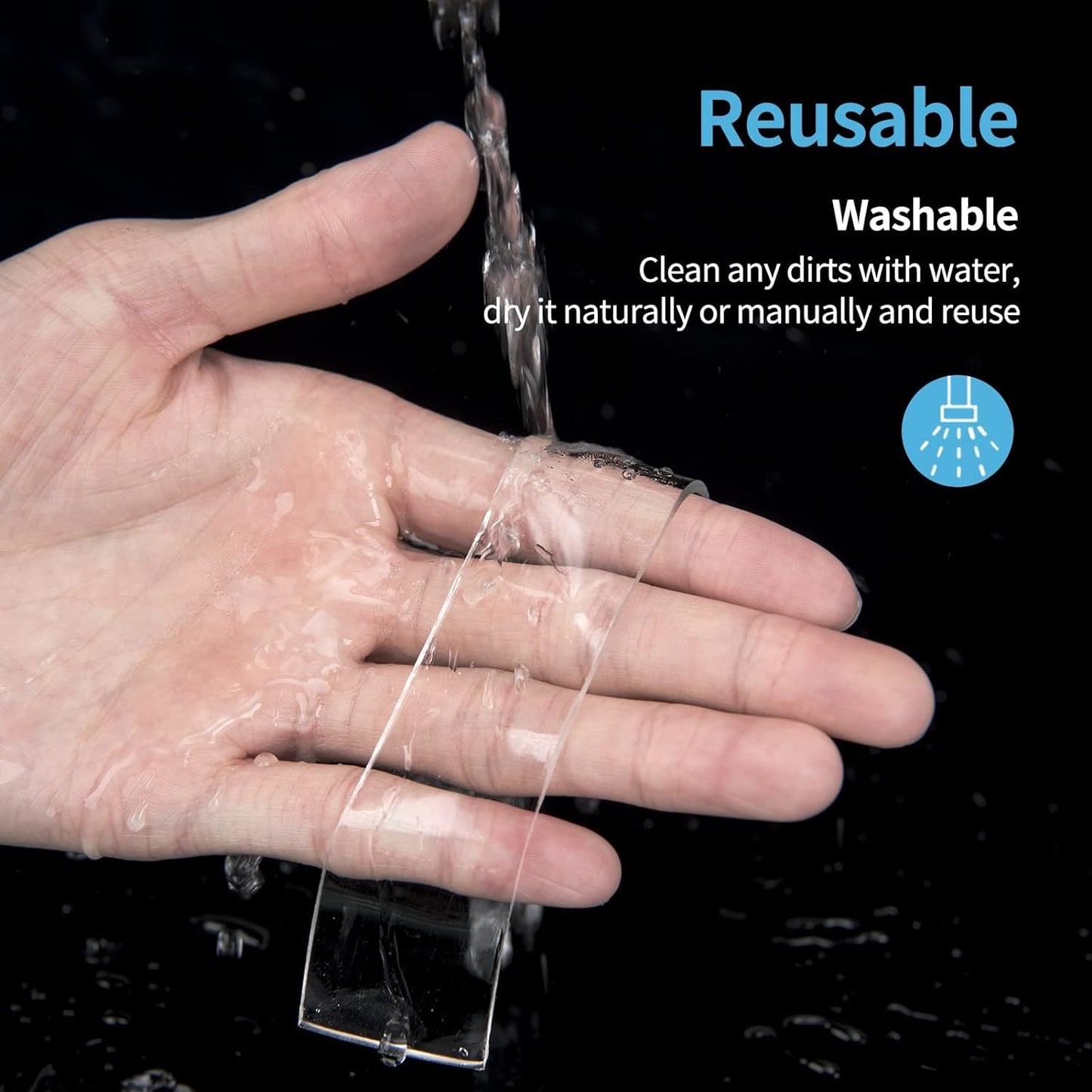 Double-Sided Nano Tape Heavy Duty, Traceless, Removable, Reusable, Washable - Multipurpose Tape as Seen on TV