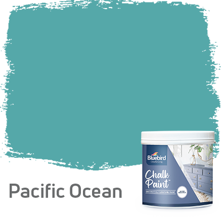 Bluebird Chalk Paint 500ml - Decorative Furniture Paints, Water- Based