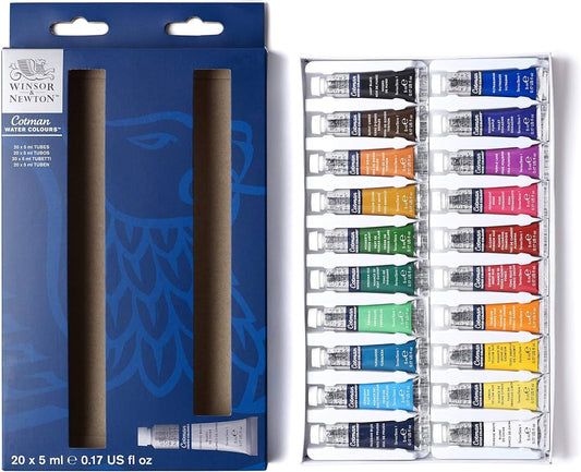 Winsor & Newton Cotman Watercolors Tubes - 12 pc/pz
