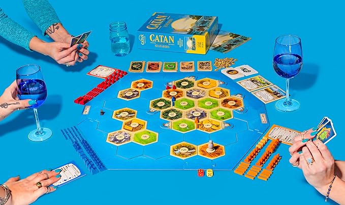CATAN Seafarers Board Game EXPANSION - Explore, Settle, and Conquer New Isles! Strategy Game, Family Game for Kids and Adults, Ages 10+, 3-4 Players, 60 Minute Playtime
