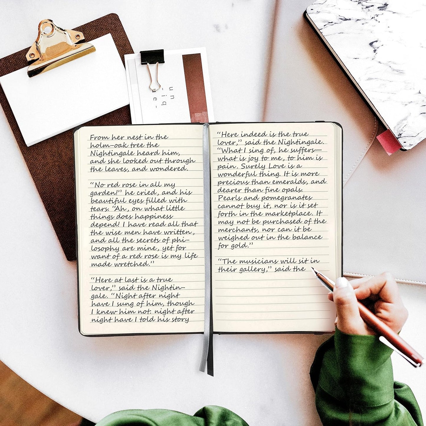 Classic Black Notebook, Professional Journal, 240 Pages, Hardcover