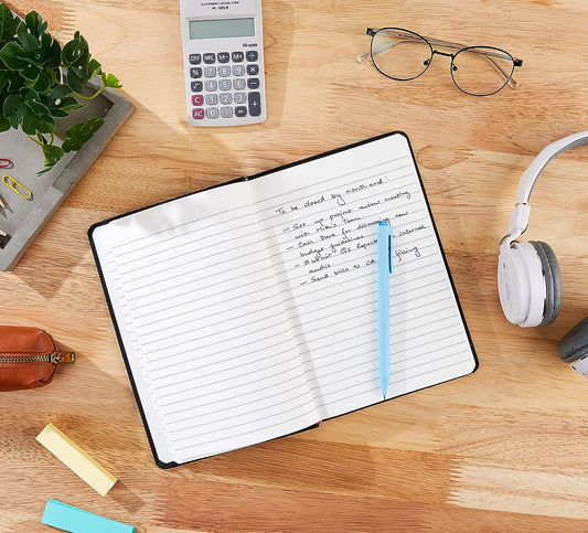 Classic Black Notebook, Professional Journal, 240 Pages, Hardcover