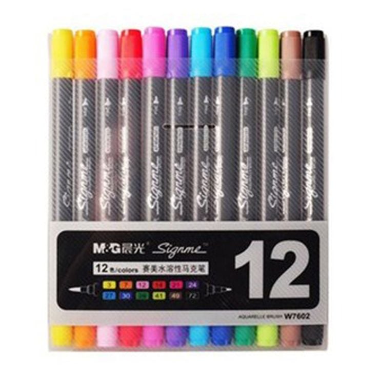 M&G Signme Aquarelle Markers, Assorted Set of Markers