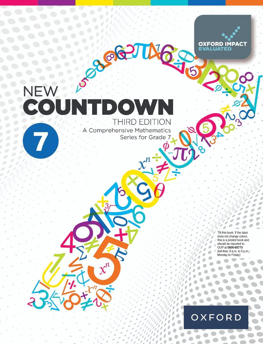 Oxford New Countdown Comprehensive Mathematics Series - Book 7