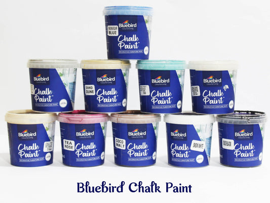 Bluebird Chalk Paint 500ml - Decorative Furniture Paints, Water- Based