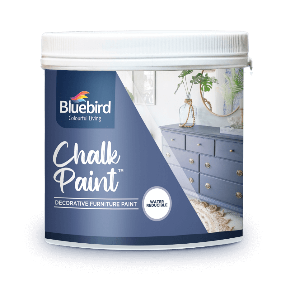 Bluebird Chalk Paint 500ml - Decorative Furniture Paints, Water- Based