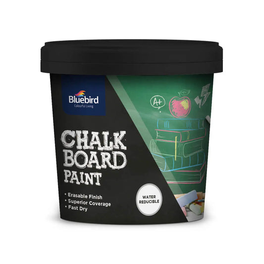 Bluebird Poster Chalk Board Paint - 475 ml - Erasable finish, Superior coverage, Fast dry