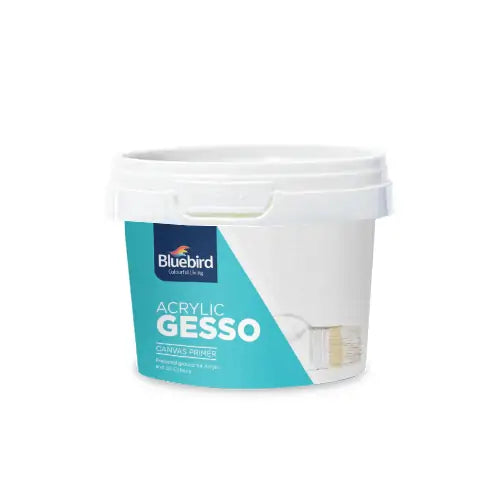 Bluebird Acrylic Poster Gesso - Canvas Primer - GMS Jars