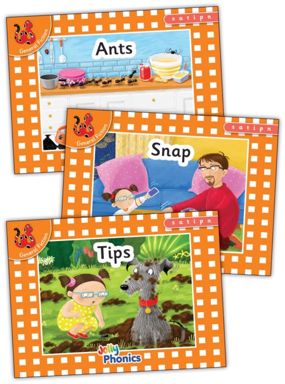 Jolly Phonics Orange Level Readers Set 1 - Pack of 3 Readers