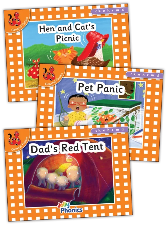 Jolly Phonics Orange Level Readers Set 2 - Pack of 3 Readers