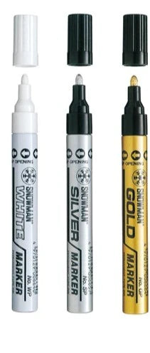 Uni-ball - snowman calligraphy - Paint Pen