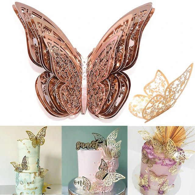 Cake 3D Butterfly Decoration