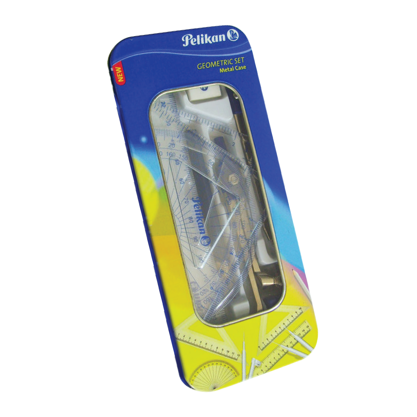 Pelikan Geometric Set, Metal Case, 9pcs Set