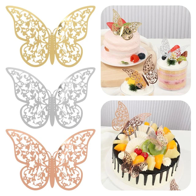 Cake 3D Butterfly Decoration