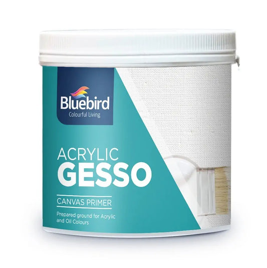 Bluebird Acrylic Poster Gesso - Canvas Primer - GMS Jars