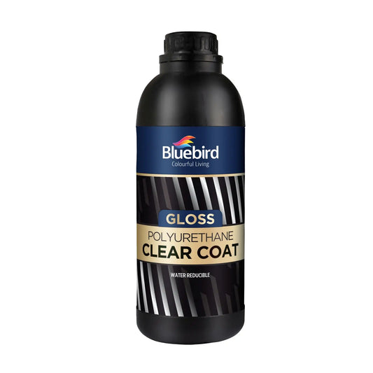 Bluebird Polyurethane Clear Coat - Gloss - Water reducible - Varnish (Solvent-free)