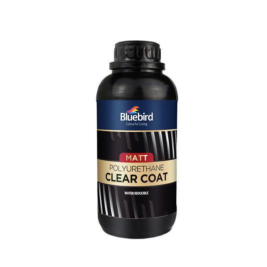 Bluebird Polyurethane Clear Coat - Matt - Water reducible - Varnish (Solvent-free)