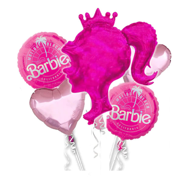 Foil Balloon - Set Of Barbie Girl