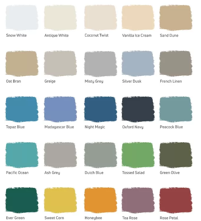 Bluebird Chalk Paint 500ml - Decorative Furniture Paints, Water- Based