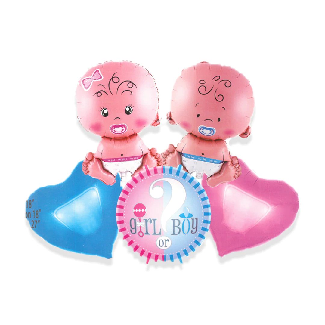 Foil Balloon - Set Of Boy & Girl