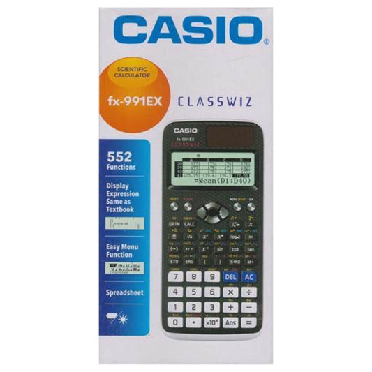 Casio FX-991EX Scientific Calculator, CLASSWIZ, 552 Functions