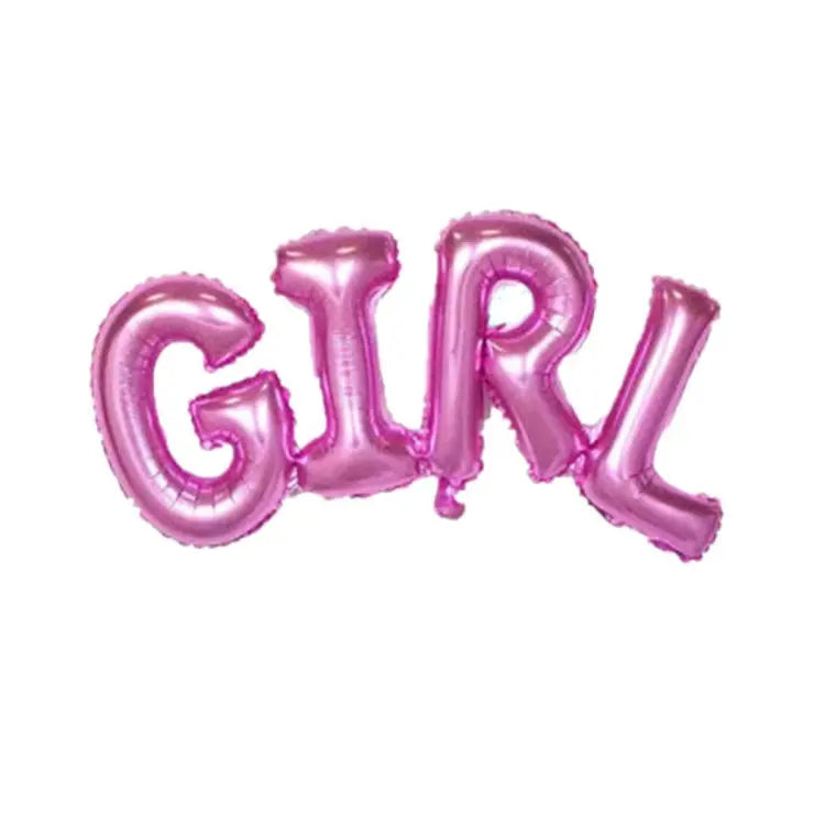 Girl - Foil Balloon Set - Pink color