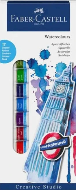 Faber Castell water color tubes - 12 p - Creative Studio