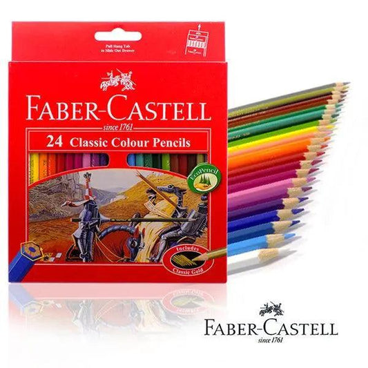 Faber-Castell Classic Colored Pencils, Assorted Vibrant Colors