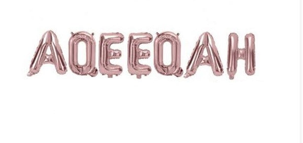 Aqiqa - Foil Baloon set - Rose Gold Color