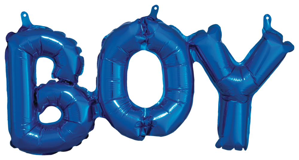 Boy - Foil Balloon Set - Blue color