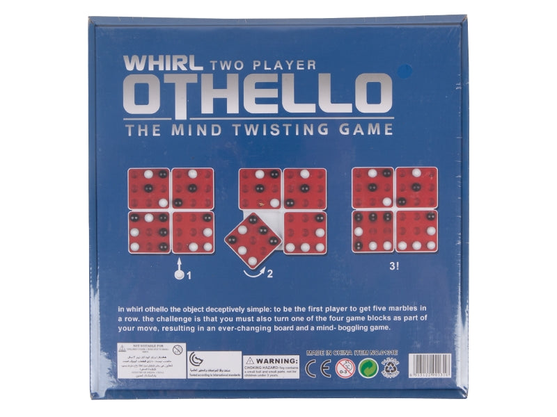 Othello Whirl Board Game, Two Player, The Mind Twisting Game