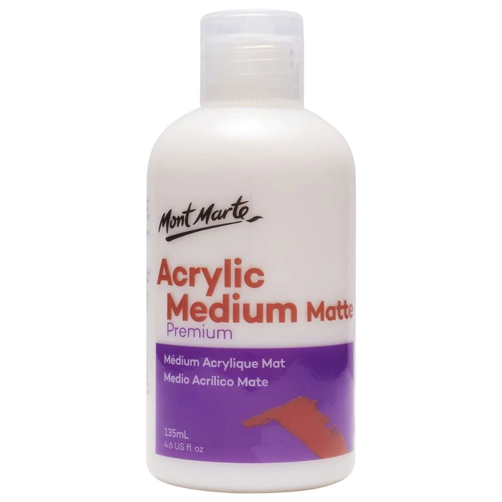 Mont Marte Acrylic Medium - Matte - Premium