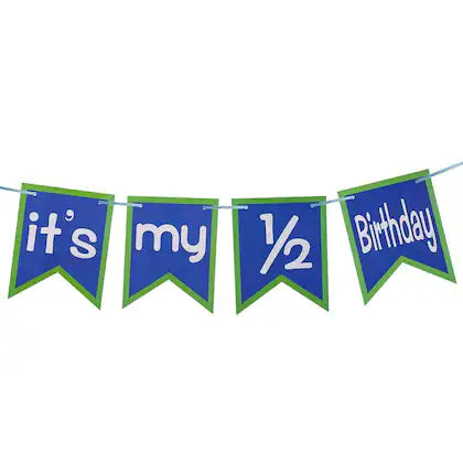 Banner set - Its My Half Birthday